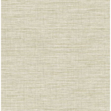 MANHATTAN COMFORT Portsmouth Exhale Light Yellow Texture 33 ft L X 205 in W Wallpaper BR4014-26463